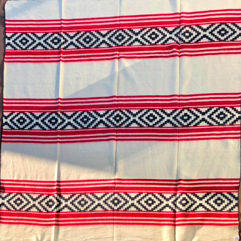 Alpaca Blanket Chakana Red