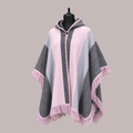 Classic Poncho Lightweight Alpaca pink women