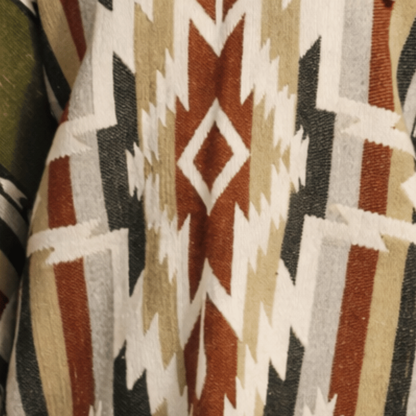 Poncho Wool Chakana - Men - Army Green